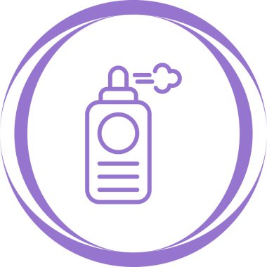 Sprey kutusu. Web simgesi basit illüstrasyon