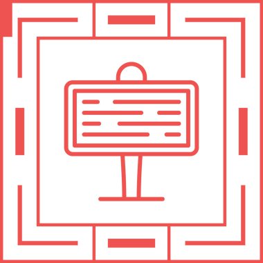 Web simgesi vektör illüstrasyonunu imzala