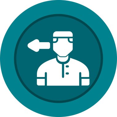 user icon, vector illustration simple design