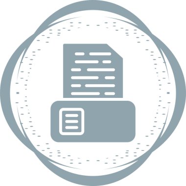 Depolama web simgesi, basit vektör illüstrasyonuName 