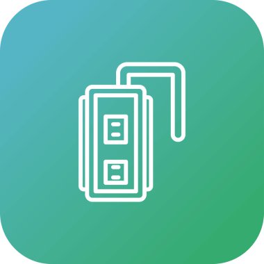 soket simgesi web basit illüstrasyon