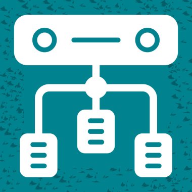 Yük dengeleyici. Web simgesi basit illüstrasyon