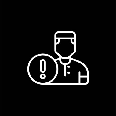 user icon, vector illustration simple design