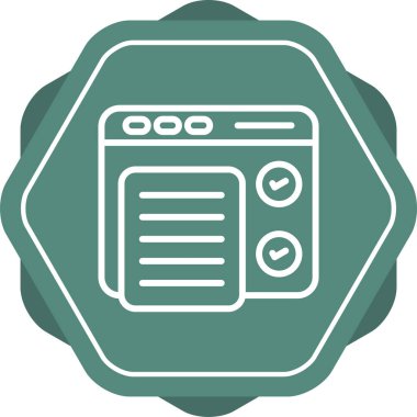 Yazılım Test Simgesi, Beyaz Konsepti İzole Edildi 