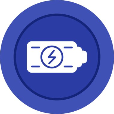 pil ağ simgesi, basit vektör illüstrasyonu