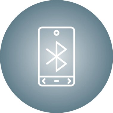 bluetooth web simge vektör çizim