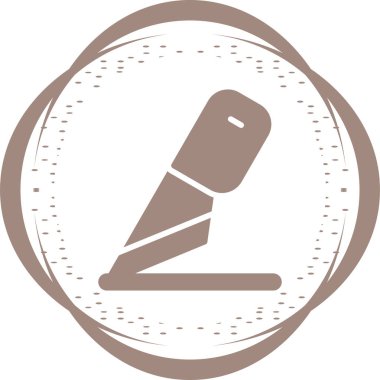 bıçak ağ ikonu vektör illüstrasyonu 