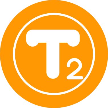 T harfli harf logo tasarımı simgesi