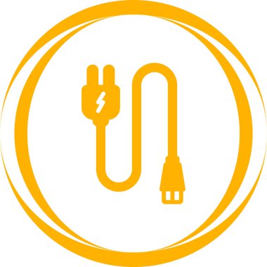 Kablo TV simgesi, basit vektör illüstrasyonuName