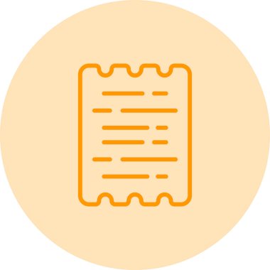 kağıt simgesi, vektör illüstrasyonu basit tasarım