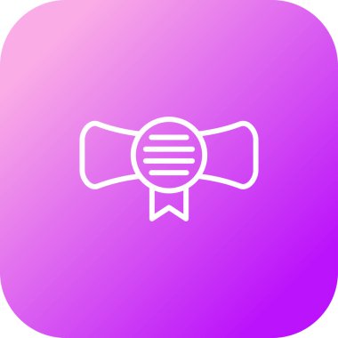 Diploma simgesi, vektör illüstrasyonu basit tasarım