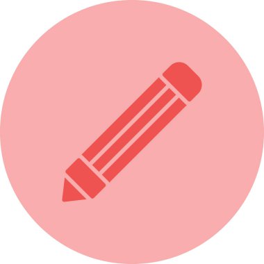 Kalem. Web simgesi basit illüstrasyon 