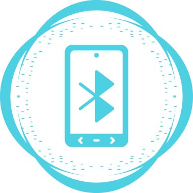 bluetooth web simge vektör çizim
