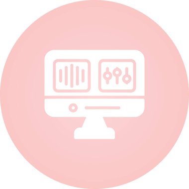 vektör simgesi Ses Düzenleme, illüstrasyon 