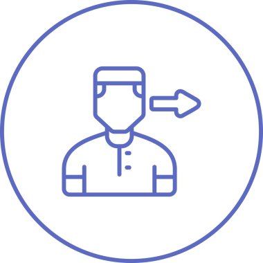 user icon, vector illustration simple design