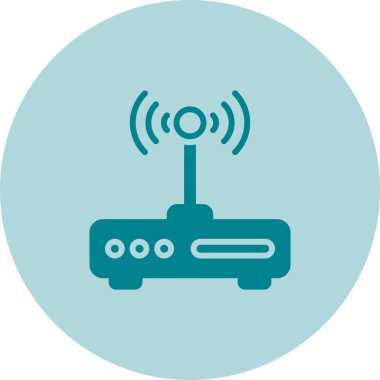 wifi simgesi, basit vektör illüstrasyonu 