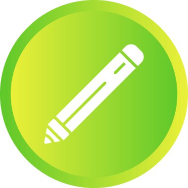 Kalem. Web simgesi basit illüstrasyon 