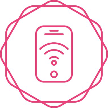 Kablosuz Bağlantı, Wi-Fi sinyal vektör simgesi