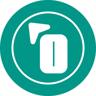 ok simgesi, vektör illüstrasyonu 