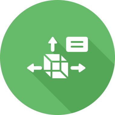 3B tasarım web simgesi, vektör illüstrasyonu