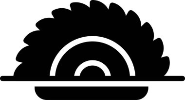 Vektör illüstrasyonu, testereli ağ simgesi