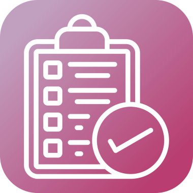 Düzenleyici Uyum simgesinin vektör illüstrasyonu