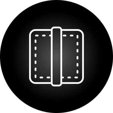 Web tasarımı için kenar simgesi, ayırıcı satır vektör işareti 