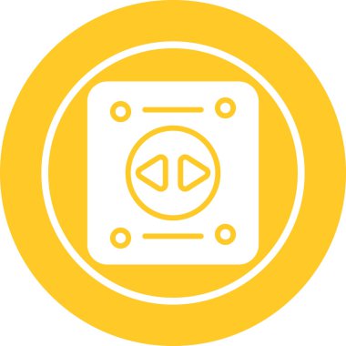 soket simgesi web basit illüstrasyon