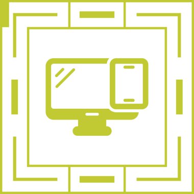 Yanıt Tasarım simgesi, vektör illüstrasyonu basit tasarım