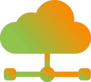 Veri Egemenliği Web simgesi illüstrasyonu. 