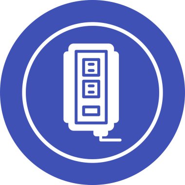 soket simgesi web basit illüstrasyon