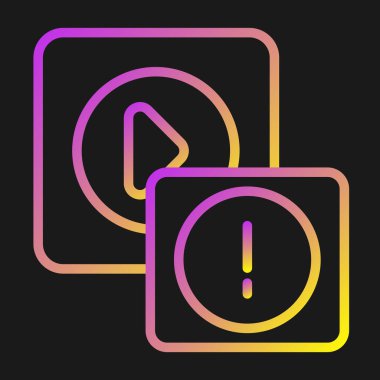 Dikkat Satır Simgesi, Hata Vektörü İşareti Beyaz Arkaplanda izole edildi  