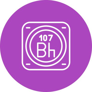 Metal kimyasal elementin web illüstrasyonu