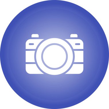 fotoğraf makinesi simgesi, vektör illüstrasyonu 