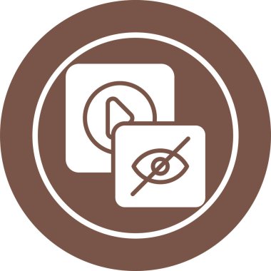 Özel. Web simgesi basit illüstrasyon