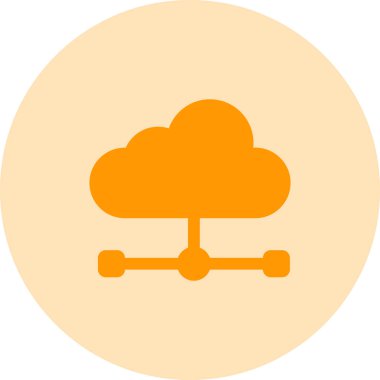 Veri Egemenliği Web simgesi illüstrasyonu. 