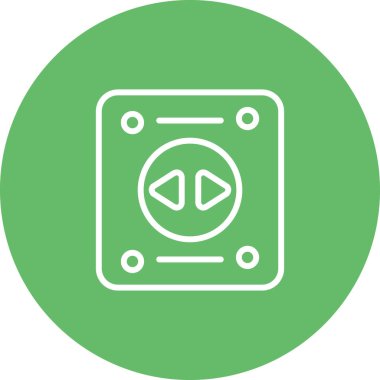 soket simgesi web basit illüstrasyon