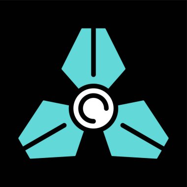 Lander web vektör simgesi, illüstrasyon 