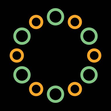 Spinner Web simgesi yükleniyor, basit illüstrasyon 