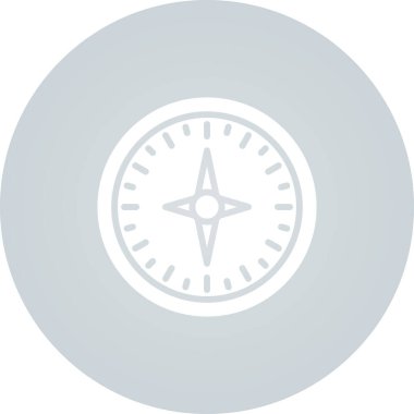 pusula simgesi web basit illüstrasyon