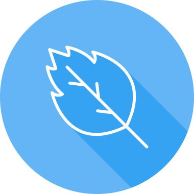 Sonbahar sezonu için özet tarzında meşe yaprağı simgesi