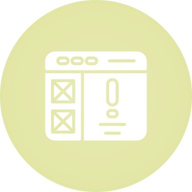 Bilgi Tasarım İşareti, Beyaz Arkaplanda Ayrı Tutulan Simge  