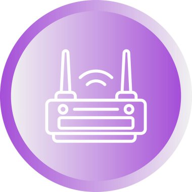 Yönlendirici. Web simgesi basit illüstrasyon 