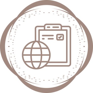 Web simgesi vektör illüstrasyonu