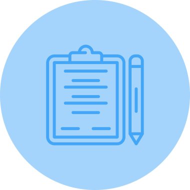 Kalem simgesi vektör logosuyla sözleşme