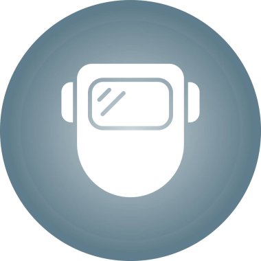 Kaynak maskesi simgesinin web illüstrasyonu