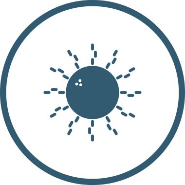 güneş web simgesi basit tasarım 