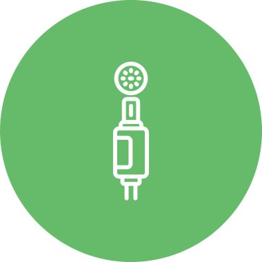 elektrik prizi simgesi. Web illüstrasyonu