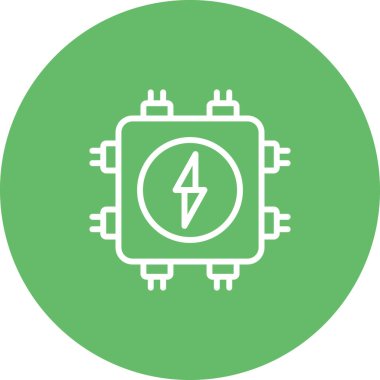 Bağlantı Kutusu simgesi, vektör illüstrasyonu basit tasarım