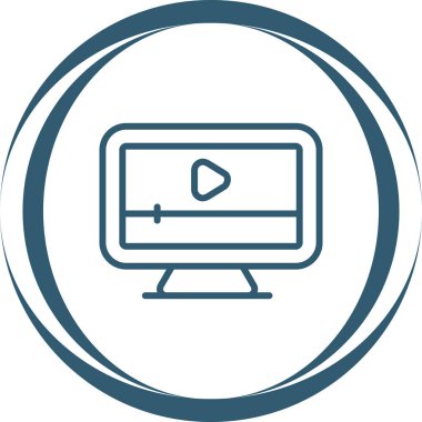 Bilgisayar web simge vektör çizim